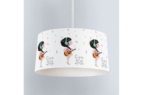 GİTARCI KIZ DESENLİ ÇOCUK ODASI SARKIT AVİZE