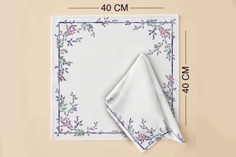 LAVANTA YAPRAKLARI PAMUKLU ALTI ADET PEÇETE