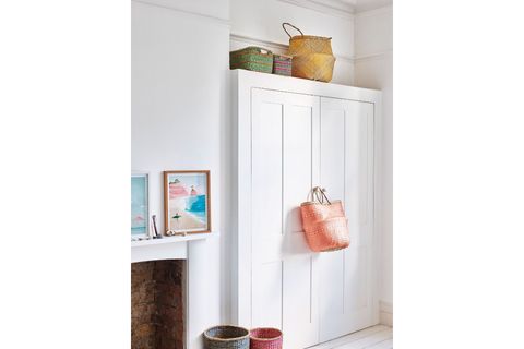 PINKY KATLANABİLİR HASIR SEPET, MEDİUM