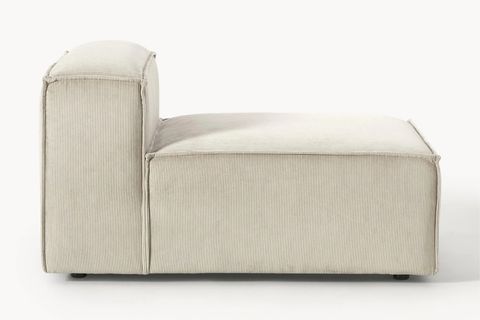 LENA KADİFE FİTİLLİ ORTA MODÜL, BEYAZ