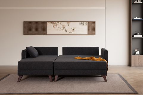 GLORİA MİNİ KÖŞE KOLTUK, ANTRASİT, SOL KÖŞE