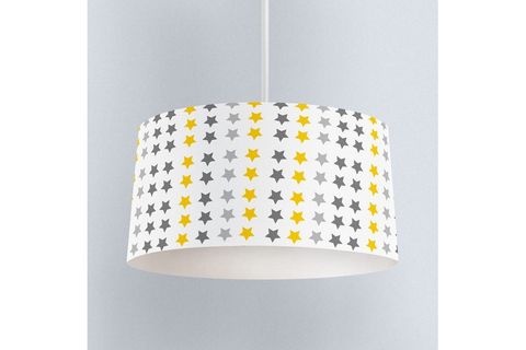 YILDIZ GRİ DESENLİ ÇOCUK ODASI SARKIT AVİZE