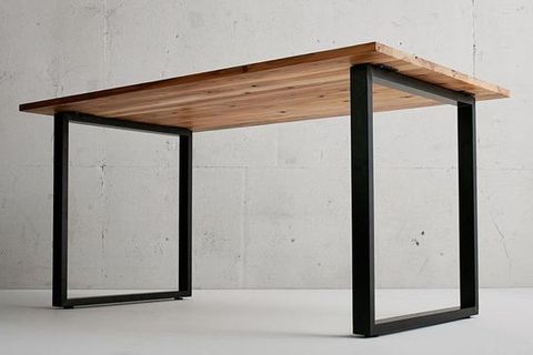 DEKOCADDE DOĞAL KENARLI CEVİZ KÜTÜK MASA, 120X70XH75 CM