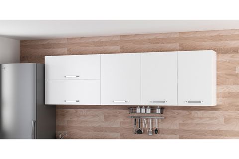 MİNAR 245 CM MUTFAK DOLABI BEYAZ 245-B2-ÜST MODÜL