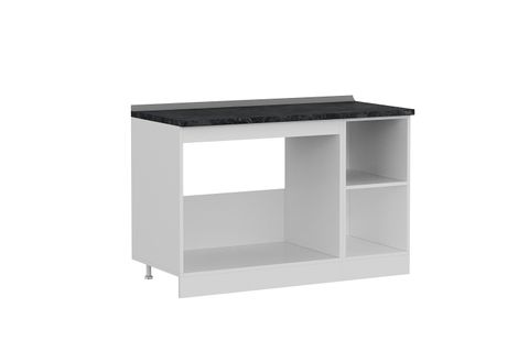 MİNAR 130 CM MUTFAK DOLABI BEYAZ 130-B1-ALT MODÜL