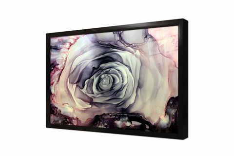 MODERN GÜL CAM TABLO, ÇERÇEVESİZ, 50X70, C02000442