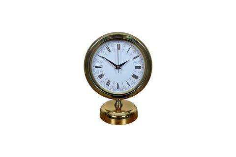 GOLD ALTIN MİRAS METAL MASA SAATİ 25X20 CM