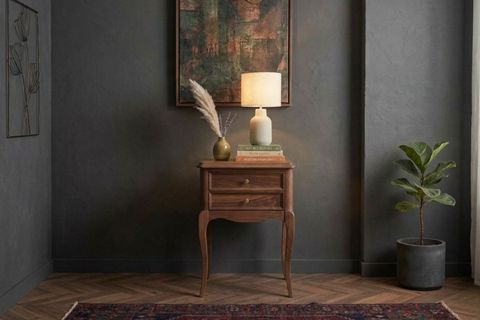 OSLO RUSTİK KOMODİN, CEVİZ RENGİ