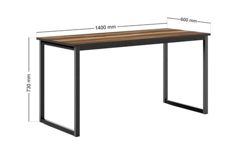 CERAMİCAL ÇALIŞMA MASASI, CEVİZ, 140 CM