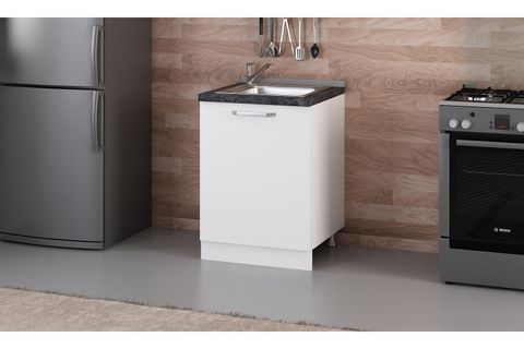 MİNAR 60 CM MUTFAK DOLABI BEYAZ 60-B1-ALT MODÜL