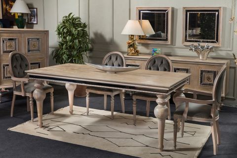 Yemek Masası, Beyaz, 100x195