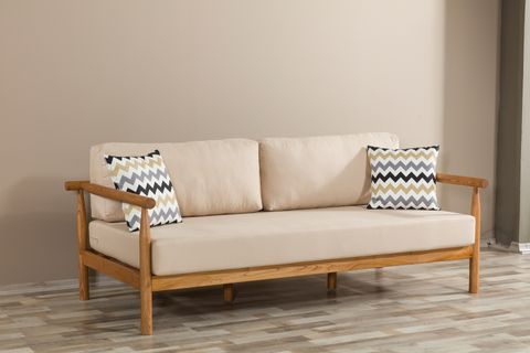 RELAX ÜÇLÜ BAHÇE KOLTUĞU, KESTANE