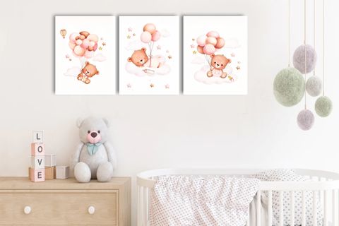 PINK BABY FRANK RAY KANVAS TABLO