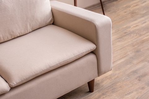 PAFU LUNGO KETEN MODÜLER İKİLİ KOLTUK, KREM