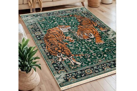 TİGER BASKILI DOKUMA TABAN HALI, 230 YNG, 80X200  CM