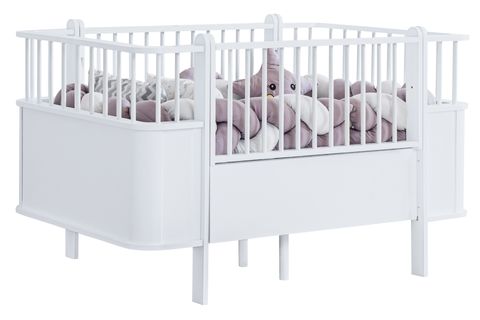 DÜNYA BÜYÜYEN BEŞİK 80X130 DÜNYA KARYOLA 80X190, BEYAZ