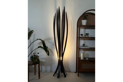 HEDRA İSKANDİNAV TARZI AHŞAP LAMBADER, CEVİZ