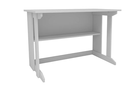 PİLLAR GENİŞ ÇALIŞMA MASASI, BEYAZ, 100X56 CM