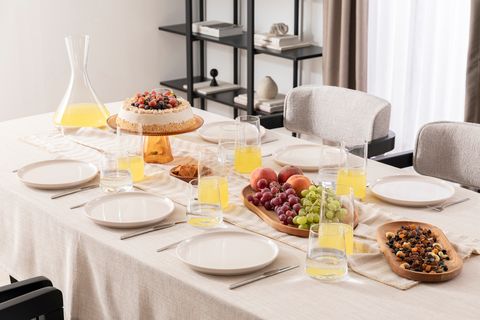 KİTCHEN ESSENTİALS STONEWARE YEMEK TAKIMI, BEJ, 24 PARÇA