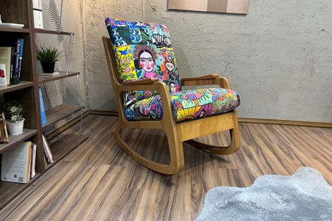 KONTES SALLANAN SANDALYE, DİEGO, NATUREL AYAK