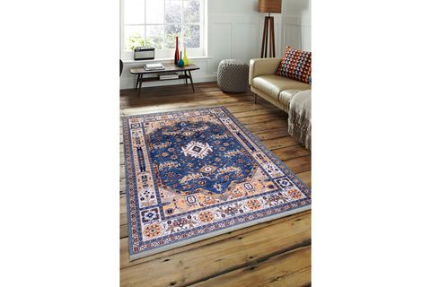 ASSOS PAMUK DOKUMA HALI 1012, YIKANABİLİR, MULTİ, 80X150
