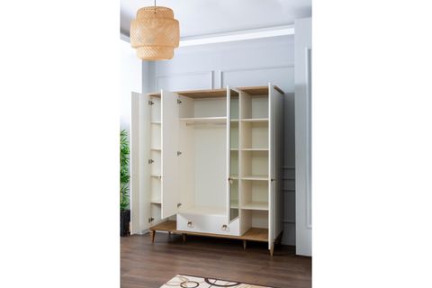 TEORİ GARDIROP, 4 KAPAKLI