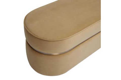 MİNOTTİ KADİFE BENCH, KAHVERENGİ