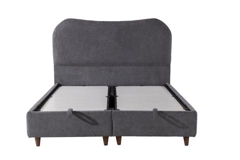 LUNA TREND BAZA VE BAŞLIK SETİ, GRİ, 160X200