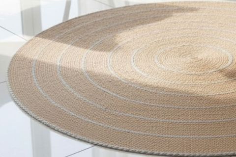 EVO YUVARLAK MODEL HALI, NATURAL KREM, 150 CM