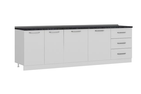 MİNAR 270 CM MUTFAK DOLABI BEYAZ 270-B1-ALT MODÜL