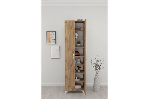 BOFİGO ÇOK AMAÇLI DOLAP, 8 RAFLI 2 KAPAKLI