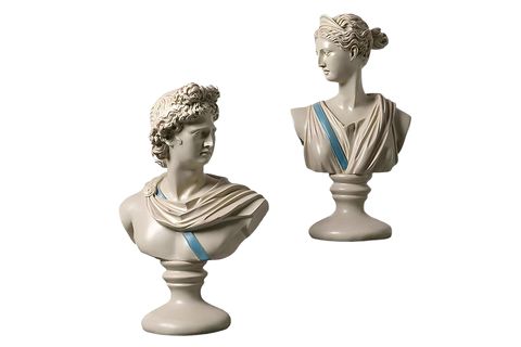 ARTEMİS & APOLLO BÜST SET KREM