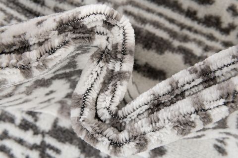 LİFE MAKİNE HALISI 6061, SAÇAKLI, GRİ, 100X300