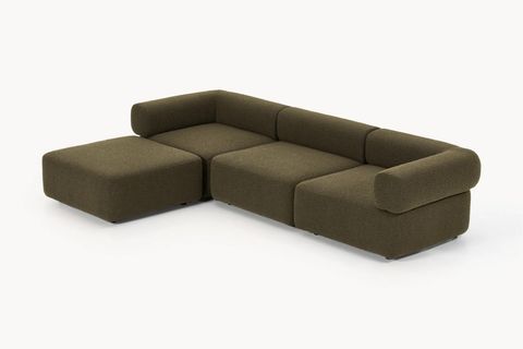 ALBA BUKLE MODÜLER KÖŞE KOLTUK, YEŞİL