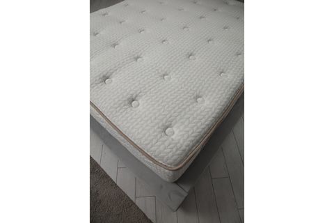 DELUXE GRİ ÇİFT KİŞİLİK BAZA+BAŞLIK+YATAK, GRİ, 150X200