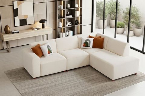 BRUSSELS SAĞ KÖŞE KOLTUK, BEYAZ