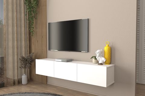 PERGAMON TV ÜNİTESİ, BEYAZ, 150 CM