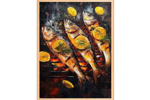FISH TABLO SETİ, 50X70