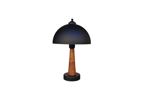 LEGNA ABAJUR SİYAH RATTAN KAHVERENGİ