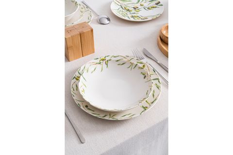 OLİVE YEMEK TAKIMI 24 PARÇA 6 KİŞİLİK
