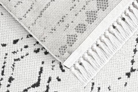 EPIC MAKİNA HALISI, BEYAZ GRİ, SOFT 3, 80X150