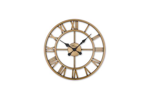 REGAL ULTİMA FERFORJE İSKELET DUVAR SAATİ, GOLD, 41