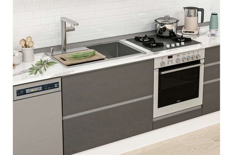 ALVİNKA 410X240 CM MUTFAK DOLABI, MB E90S60S60 1 ANTRASİT SUNTALAM