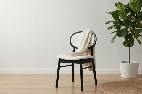 MEDİN LAKE DÖŞEMELİ KAYIN AĞACI SANDALYE, SİYAH