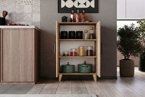 SARE ÇOK AMAÇLI DOLAP, ATLANTİK ÇAM, 3 RAFLI