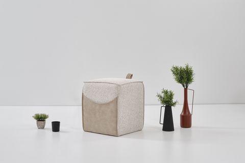 LOFT MİNİ PUF, KREM