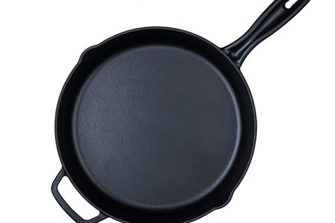 HECHA DÖKÜM DÜZ YUVARLAK TAVA MAT SİYAH 28 CM