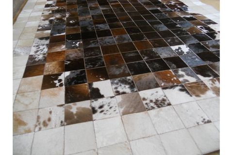AKTÜEL DERİ PATCHWORK MULTİ KAHVE REVERSE 100X300
