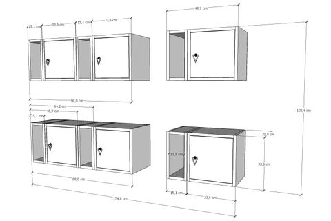 AYDIN KİTAPLIKLI RAF, NRG-DVR-1003