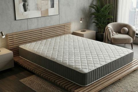 SİLVER LİNE BAMBOO YAYLI YATAK, 90X190